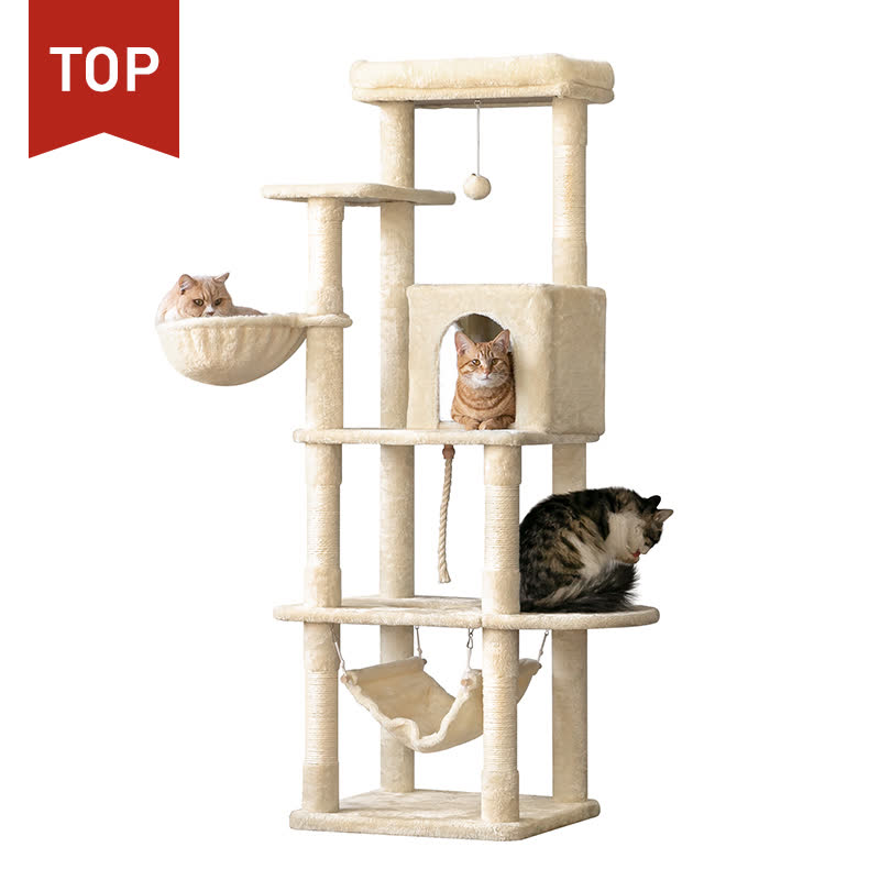 MWPO キャットタワー キャットツリー 猫タワー コスパ高い 据え置き 