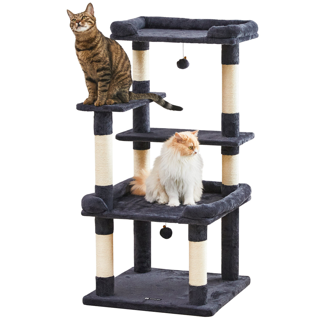 MWPO キャットタワー 大型猫 据え置き 安定感 多頭飼い 爪とぎ