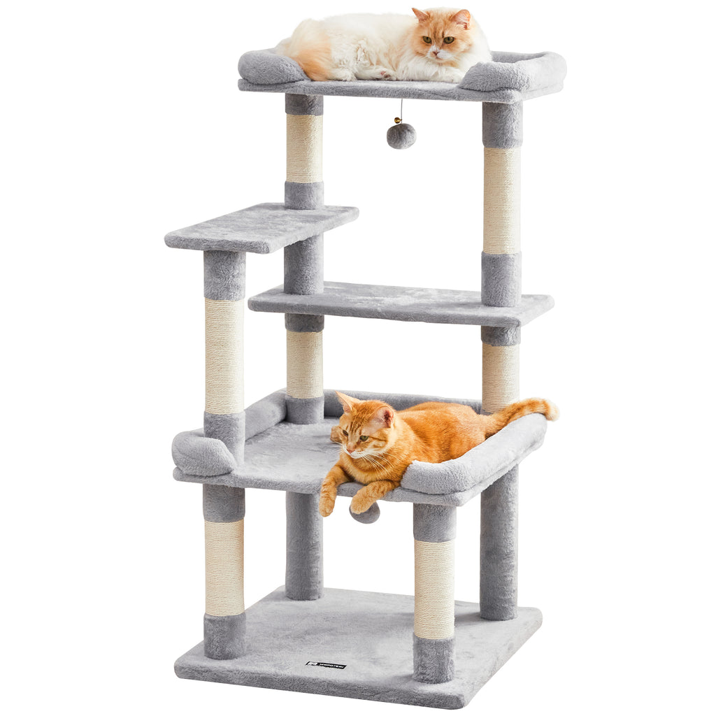 meow出品 Amazon | YUCHONG キャットタワー 木製 猫タワー 据え置き型