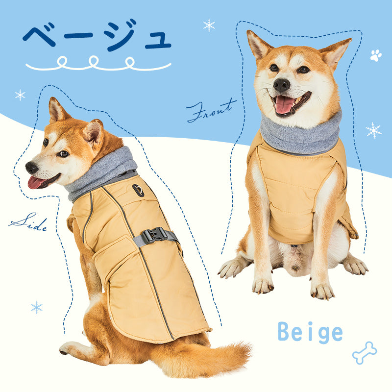 ╲新商品登場╱MWPO 犬服 ドッグウェア 防寒 冬服｜犬用あったか中綿ジャケット J-502